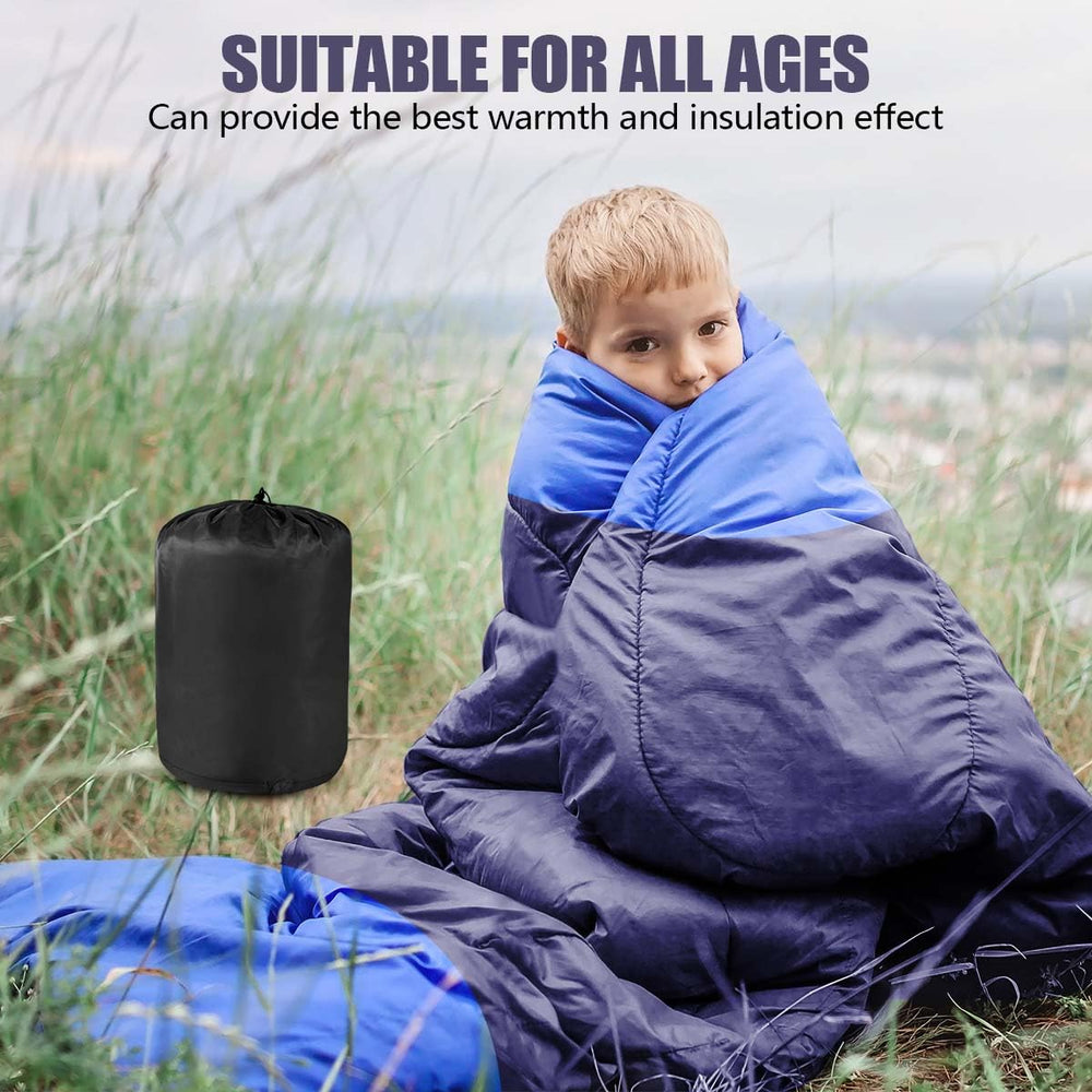 OBTANIM sleeping bag ideal for camping, hiking, and backpacking
