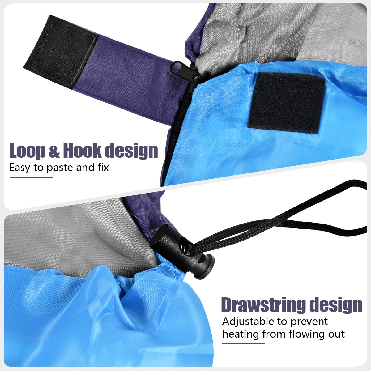 OBTANIM sleeping bag waterproof double-layer shell keeps gear dry