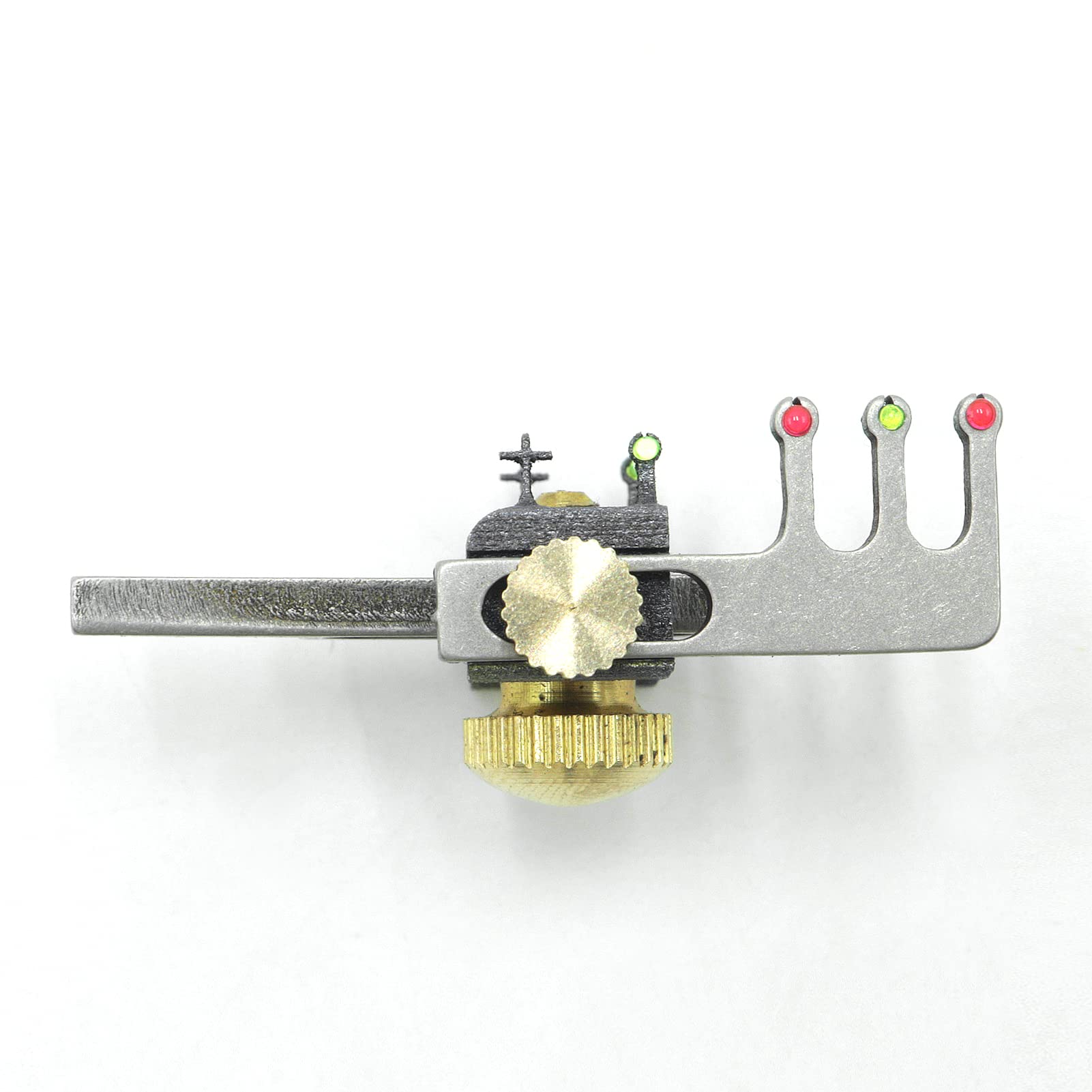 OBTOUTDOOR adjustable mechanical sight for precise alignment on compatible slingshots