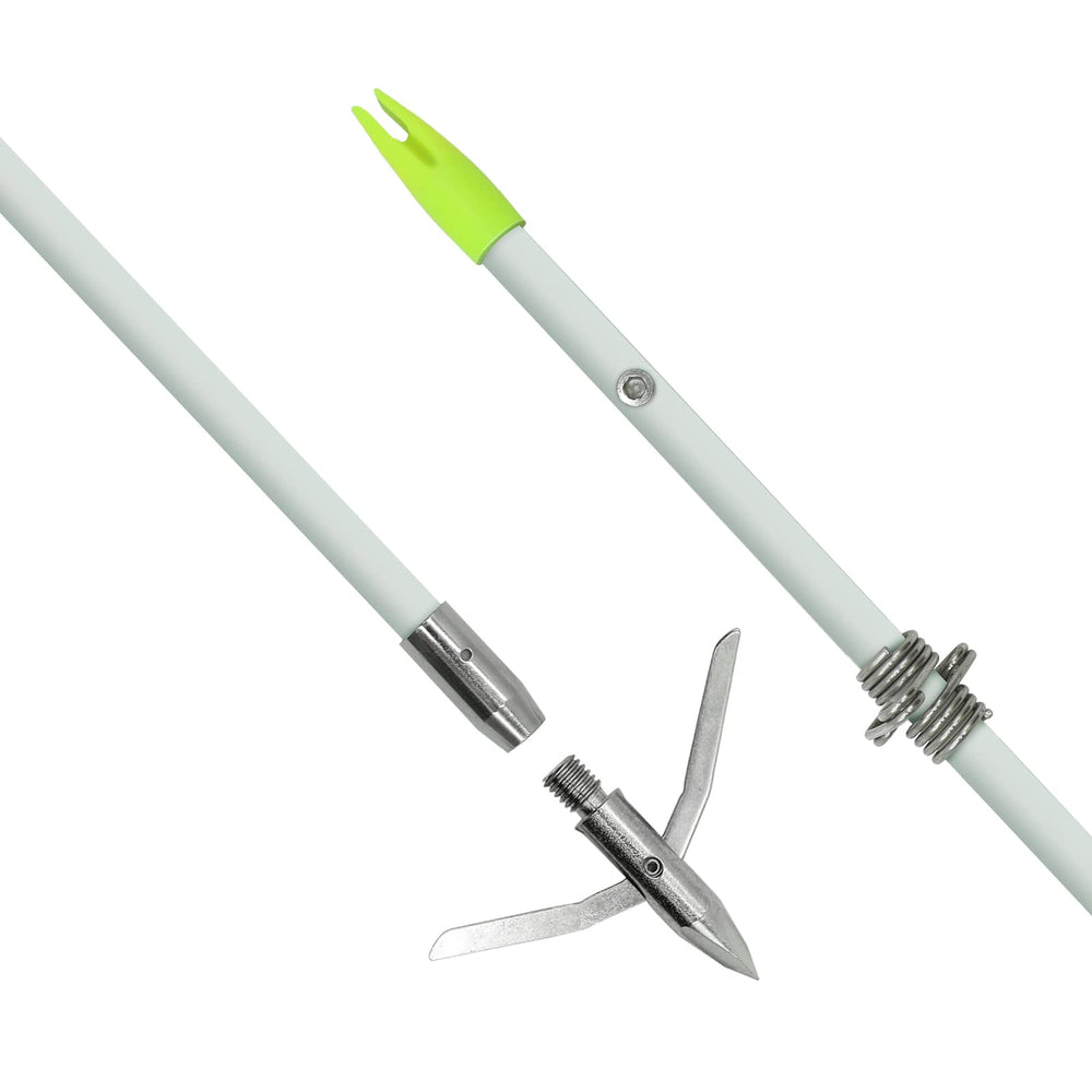 OBTOUTDOOR bowfishing arrow guides easy line threading for efficient setup.