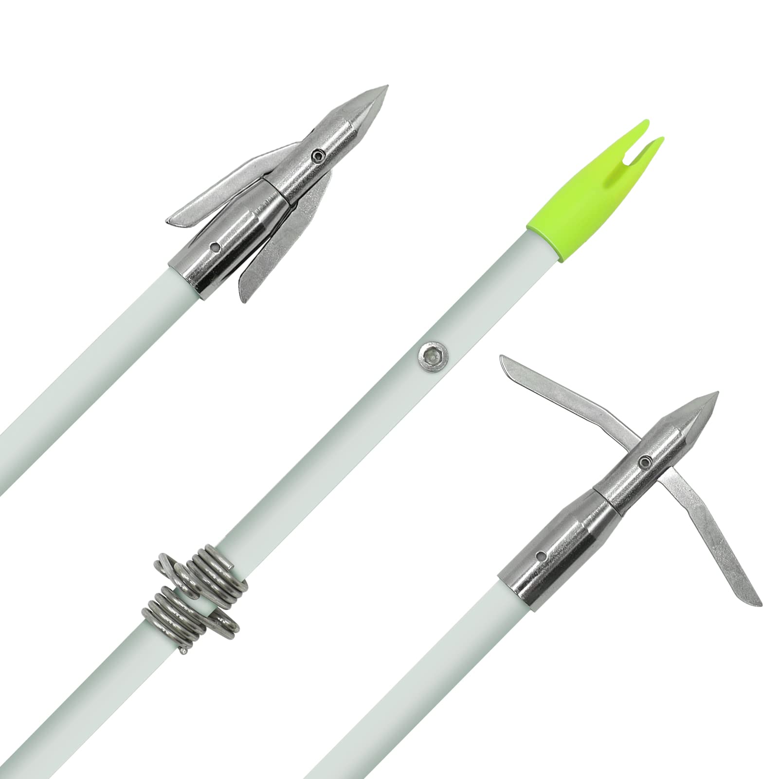 OBTOUTDOOR bowfishing arrow suitable with slingshots or bows for outdoor fishing.