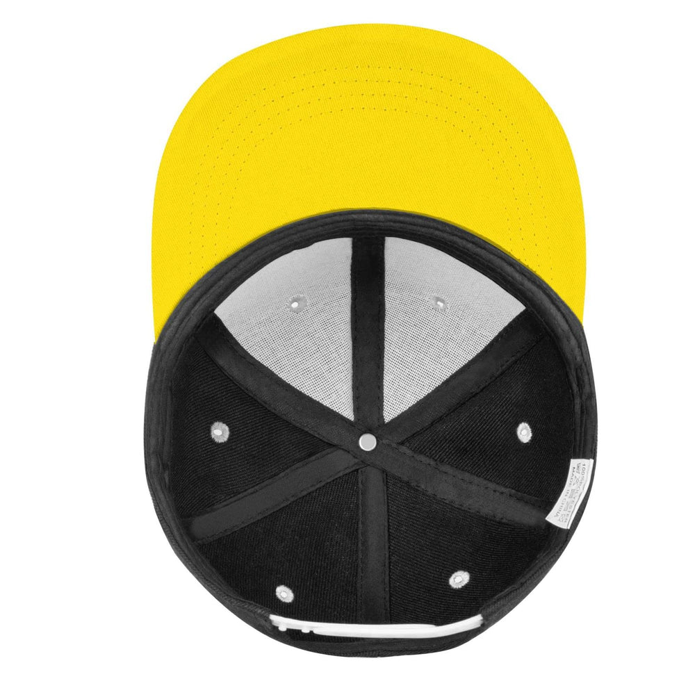 OCALL Drumsticks Drummer flat bill hat yellow material close-up conveys breathability