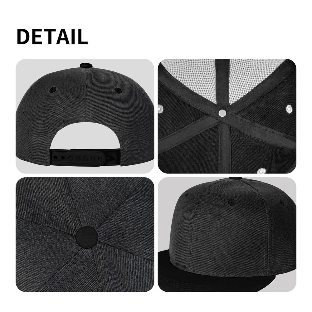 OCALL Drumsticks Drummer Snapback Hat green inner sweatband feature