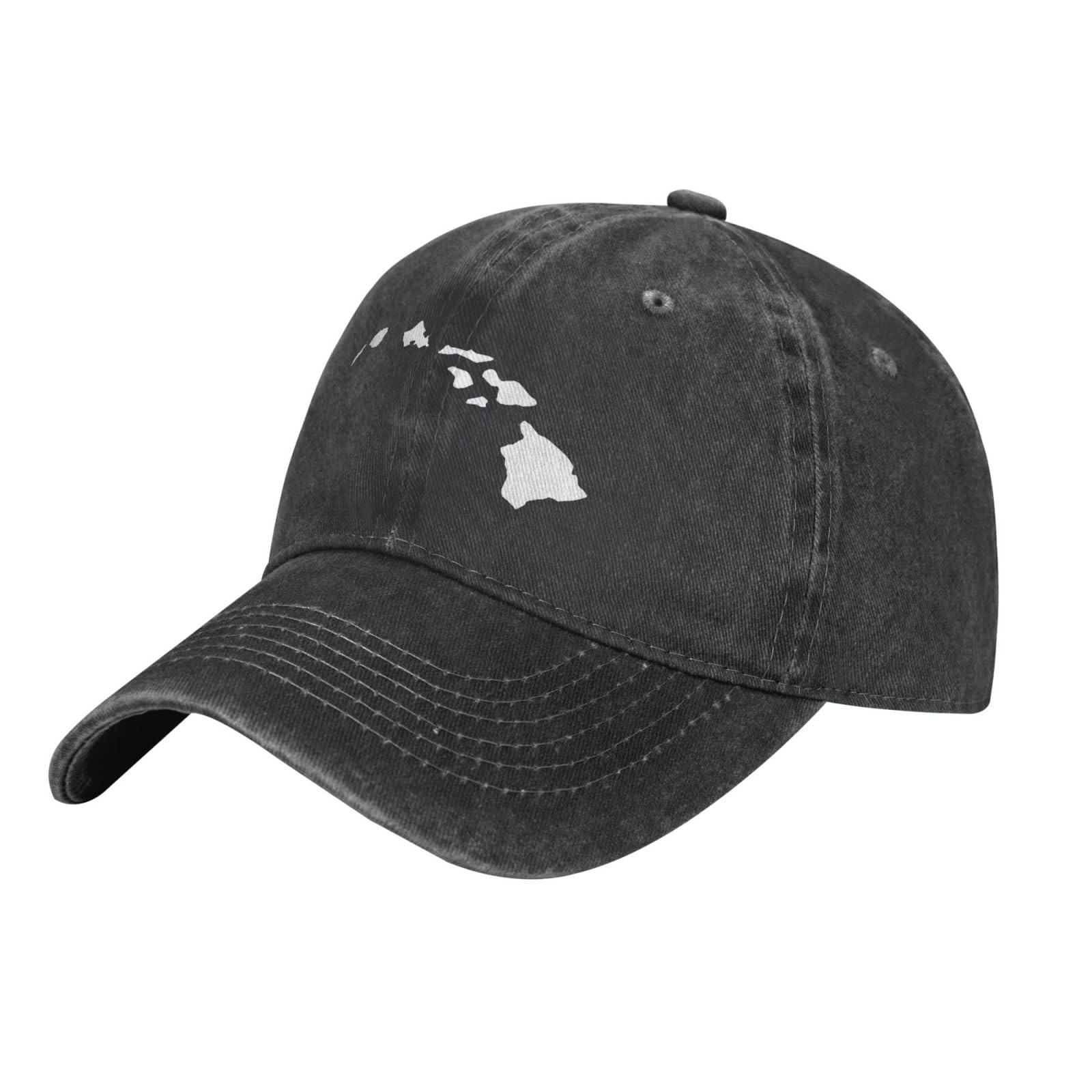OCALL Hawaiian Islands Cowboy Hat front view showing universal fit for daily outdoor wear