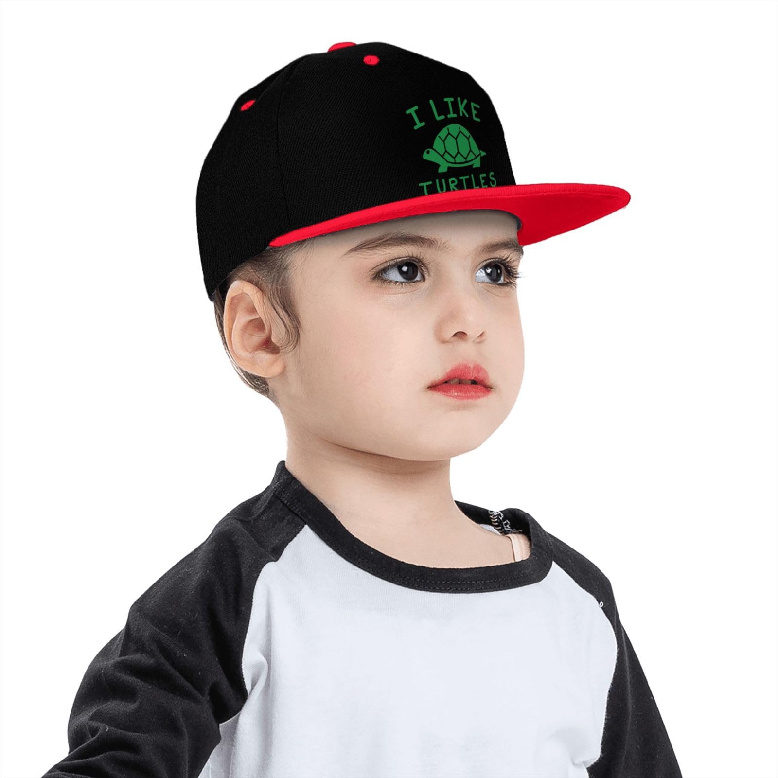 OCALL I Like Turtles red in-action wear for playful outdoor adventures.