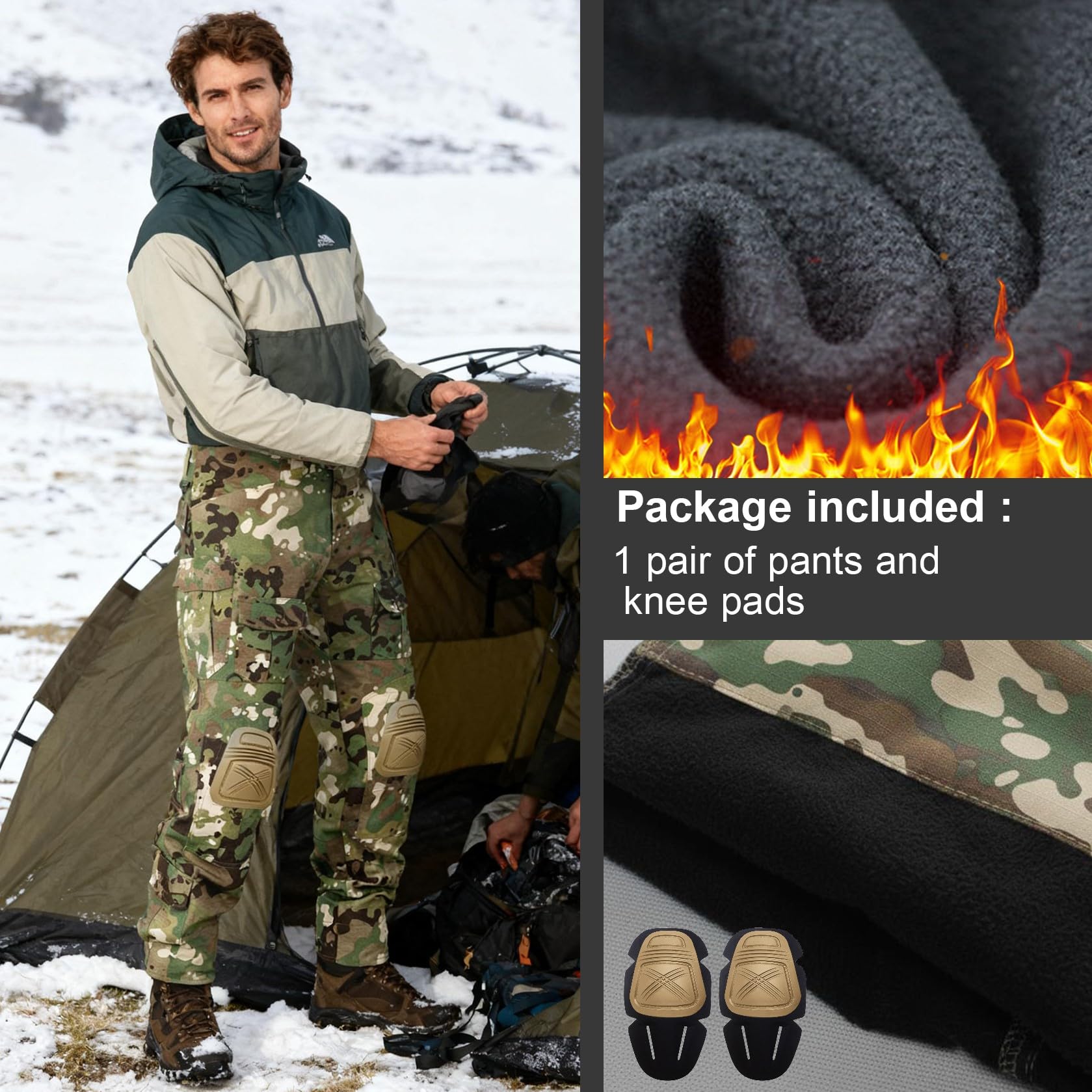 OCANXUE knee-pads pocket detail indicates reinforced storage during activity.