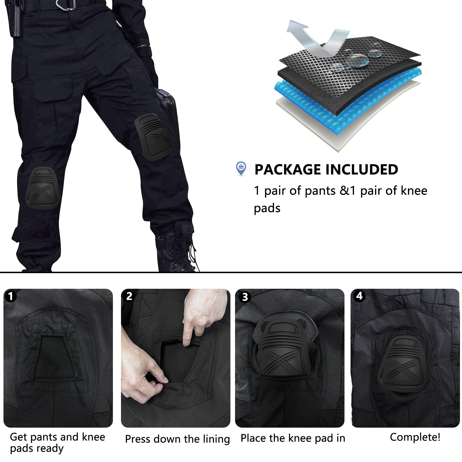 OCANXUE outdoor cargo pants in action show rugged versatile design.