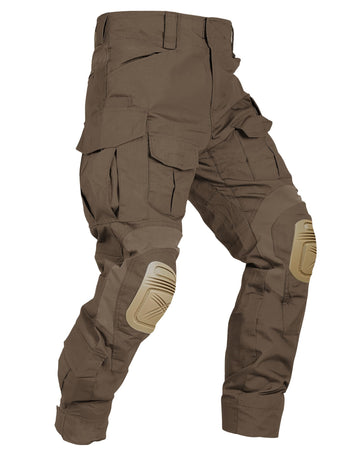 OCANXUE men's tactical pants with camo knee pads for rugged kneeling support.