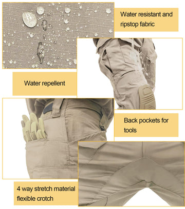OCANXUE cargo pockets keep gear organized on rugged treks