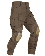 OCANXUE men's tactical pants front view with camo cargo for mobility