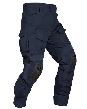 OCANXUE men's tactical pants knee pads close-up showing adjustable protection for kneeling tasks