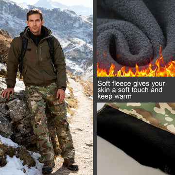 OCANXUE winter insulated work pants knee pocket detail for kneeling tasks
