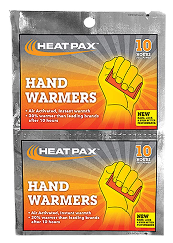 OccuNomix Heat Pax packaging inside the display showing air-activated warmth for extreme cold.