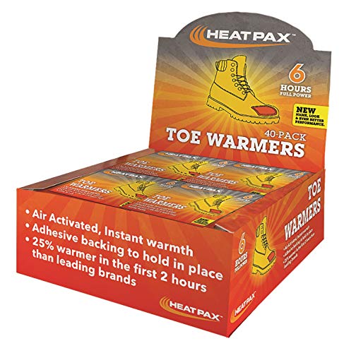 OccuNomix Heat Pax toe warmers provide up to six hours of warmth