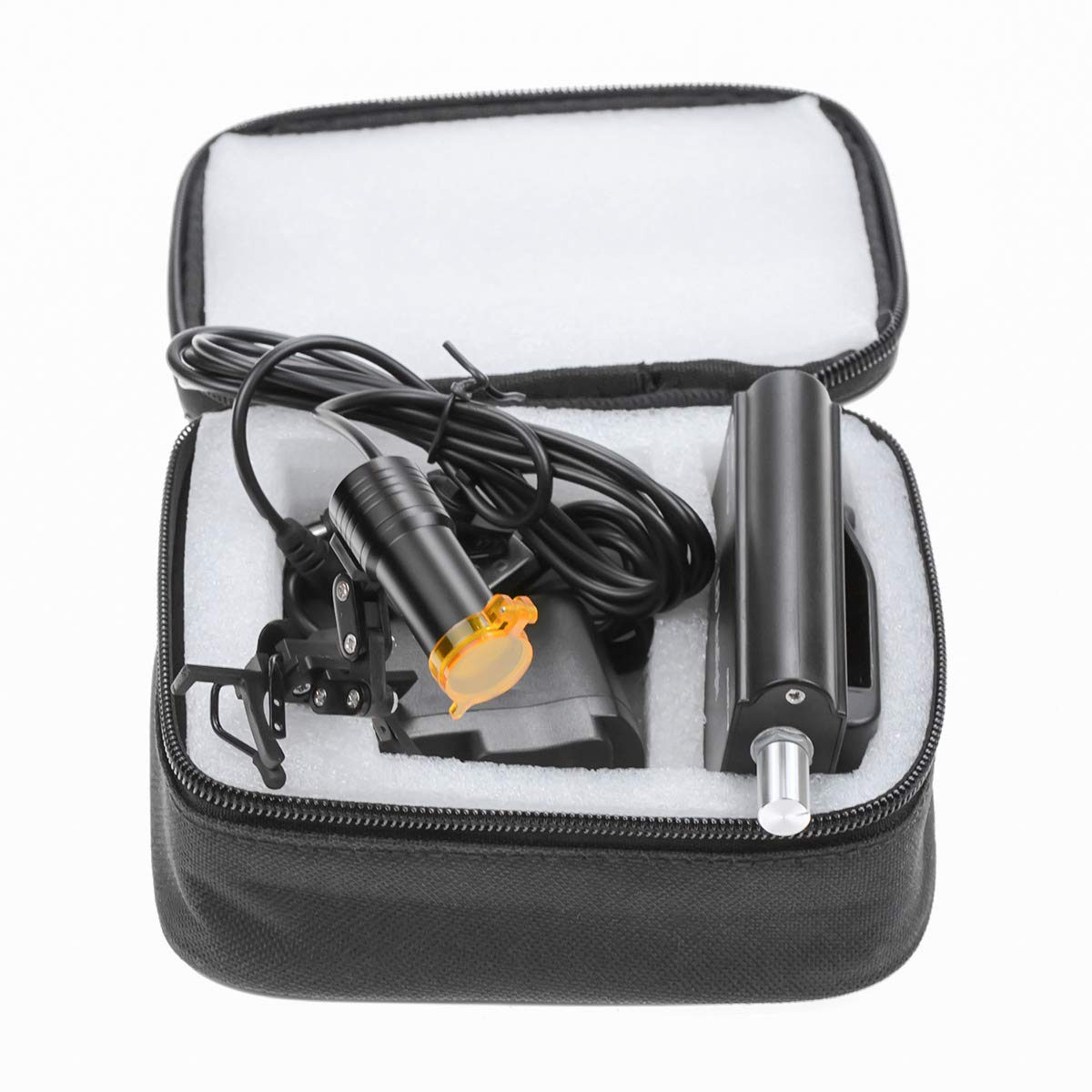 Ocean Aquarius cloth case keeps components organized for transport.
