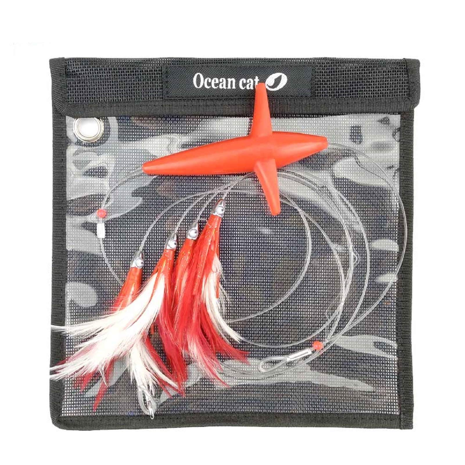 Ocean Cat daisy chain bird lure 5in showing lifelike action for offshore trolling
