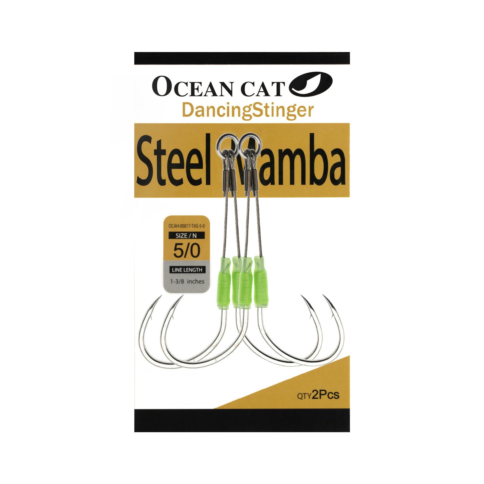 Ocean Cat Fishing Assist Circle Hooks 3/0 4/0 5/0 close-up