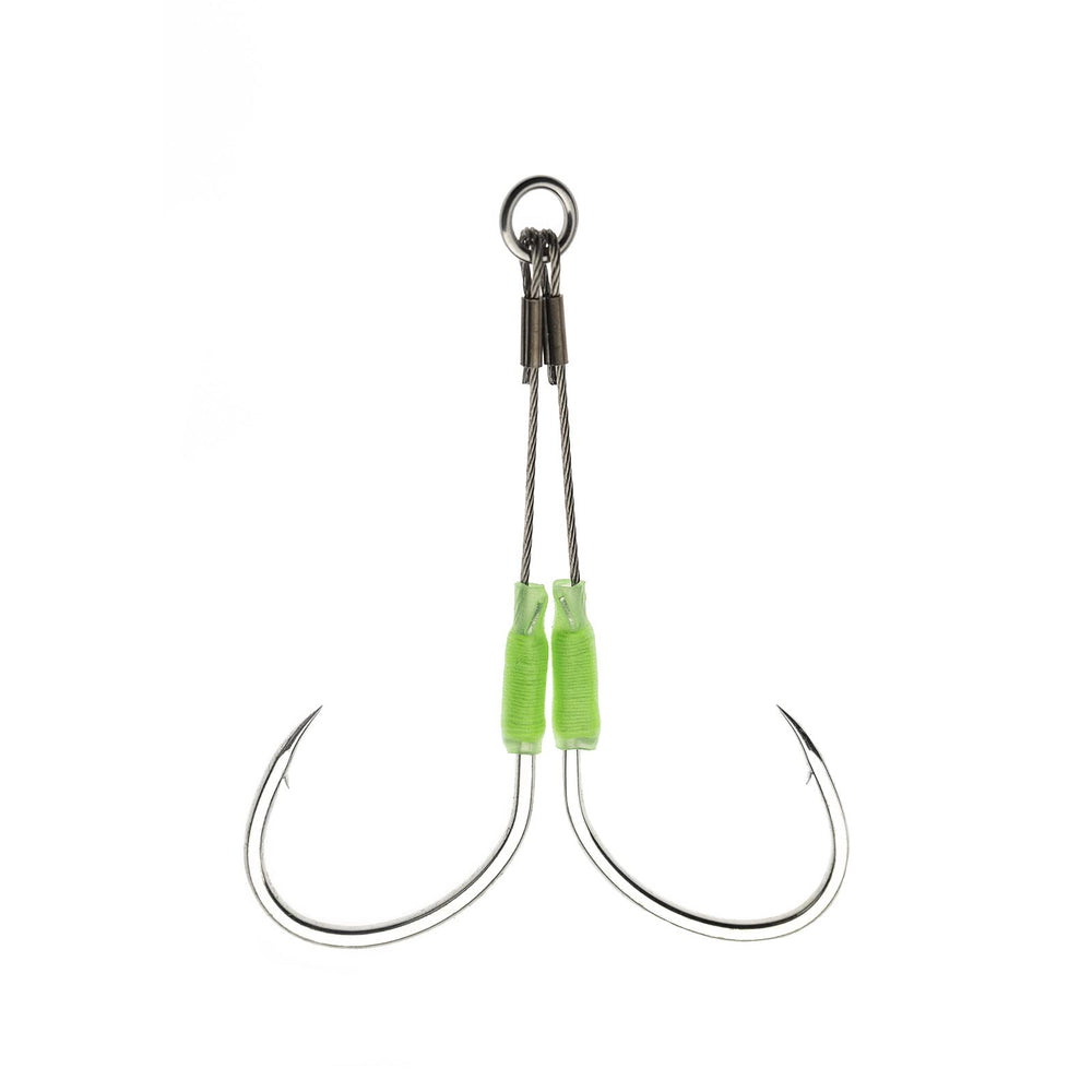 Double circle stinger hook design for Ocean Cat hooks