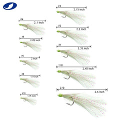 OCEAN CAT glow bead rig enhances night and dawn visibility for improved strikes.
