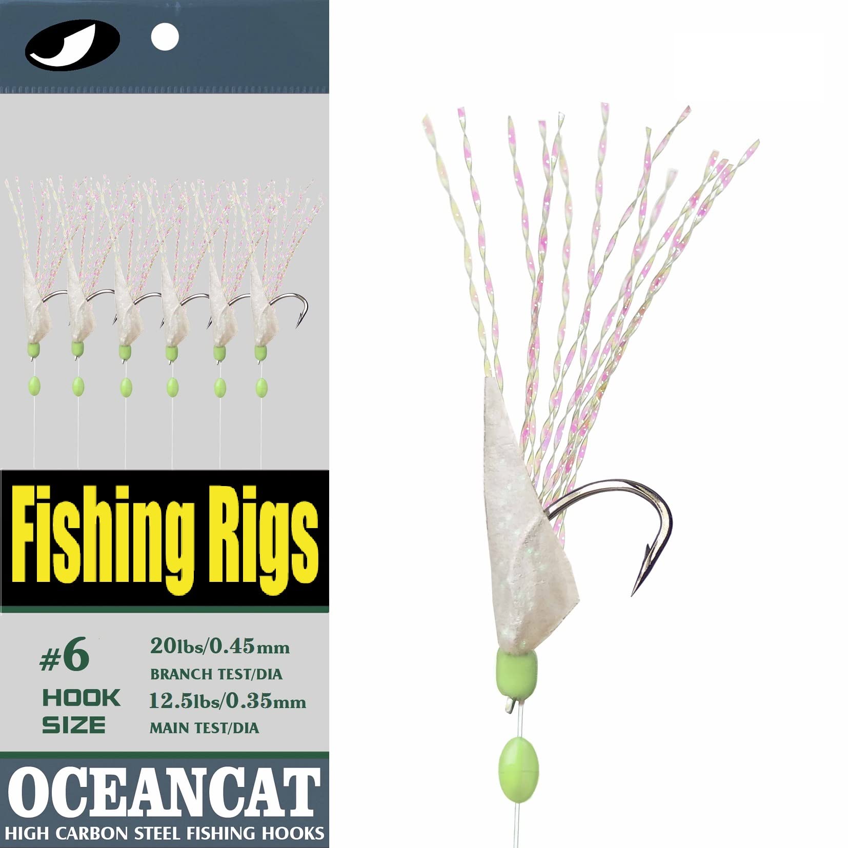 Suitable for saltwater and freshwater rigs across offshore species.