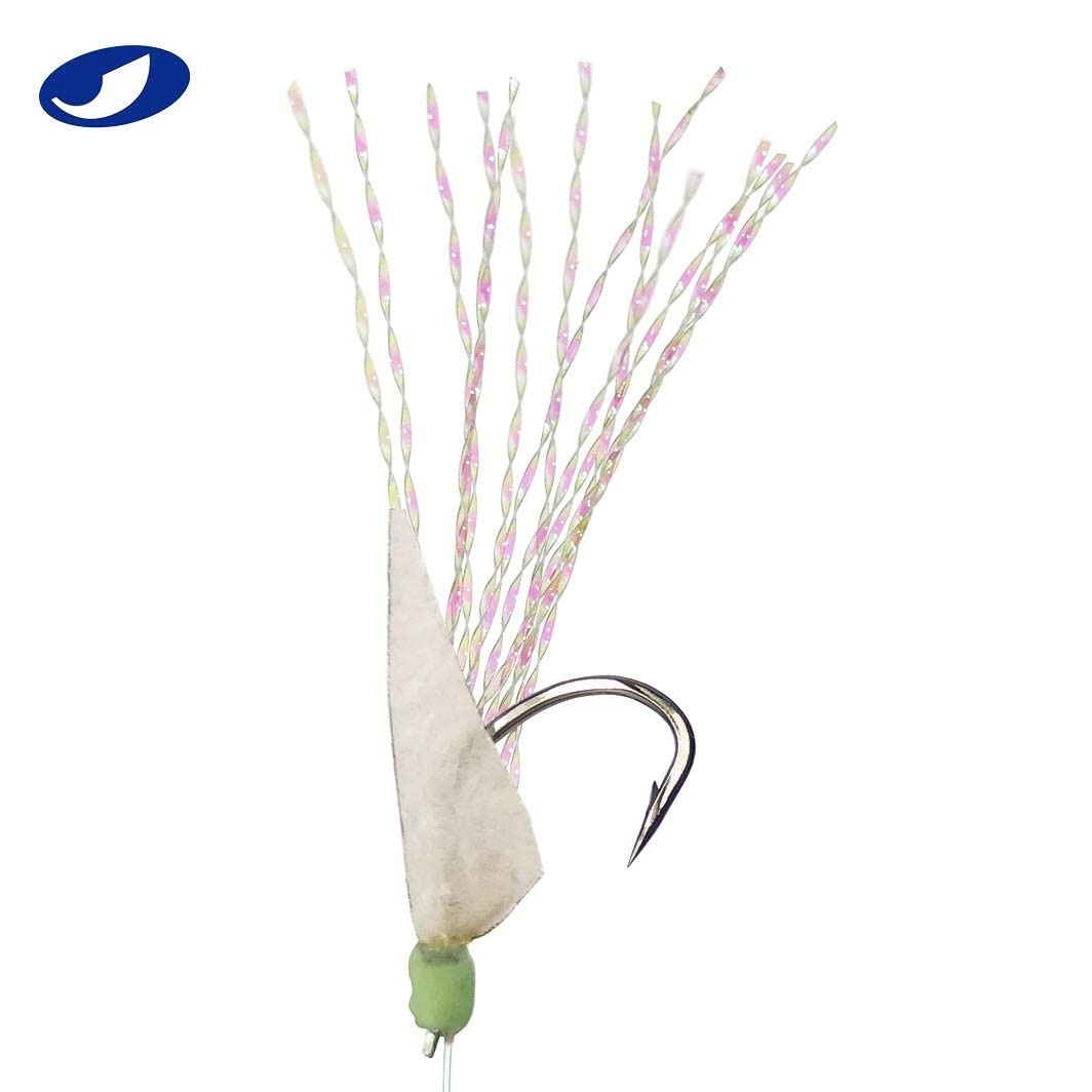 Rainbow skin adds visibility and attracts baitfish offshore.