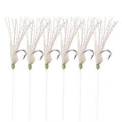 OCEAN CAT saltwater rig set with rainbow lucid skin for night fishing.