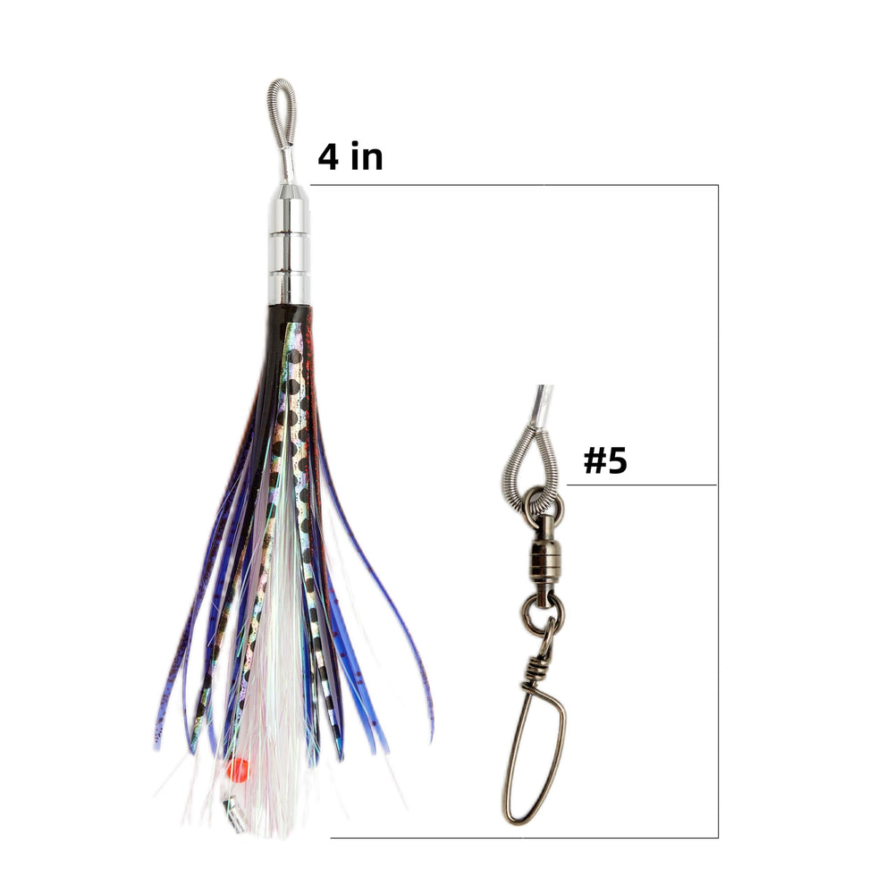 Ocean Cat ball bearing trolling swivel enhances line strength and action