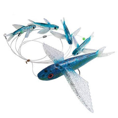OCEAN CAT large flying fish lure with lifelike motion attracts big game.