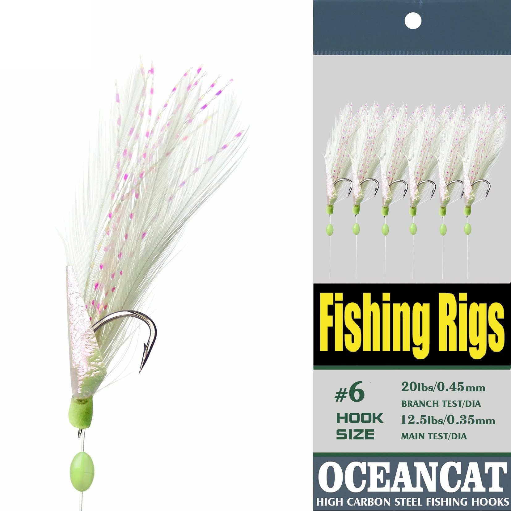Ocean Cat handmade feather rig delivers natural swimming motion