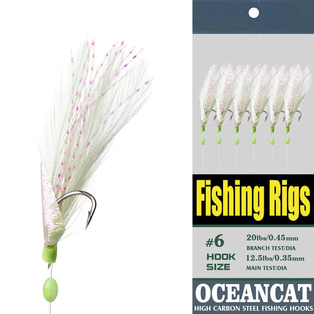 Ocean Cat handmade feather rig delivers natural swimming motion