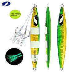 OCEAN CAT lead flat slow fall jig silver classic silhouette and versatility