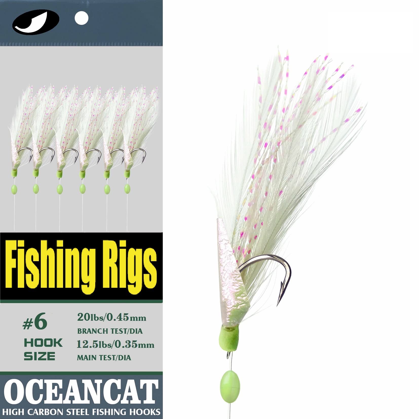 Ocean Cat offshore baitfish rig designed for mackerel, bass, and jacks.