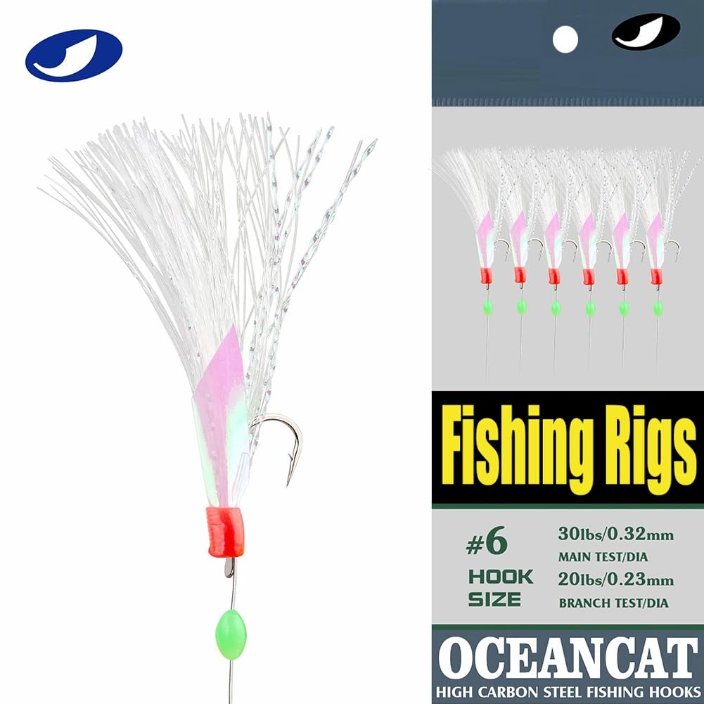 Ocean Cat rainbow skin reflects light like scales to boost lure appeal.