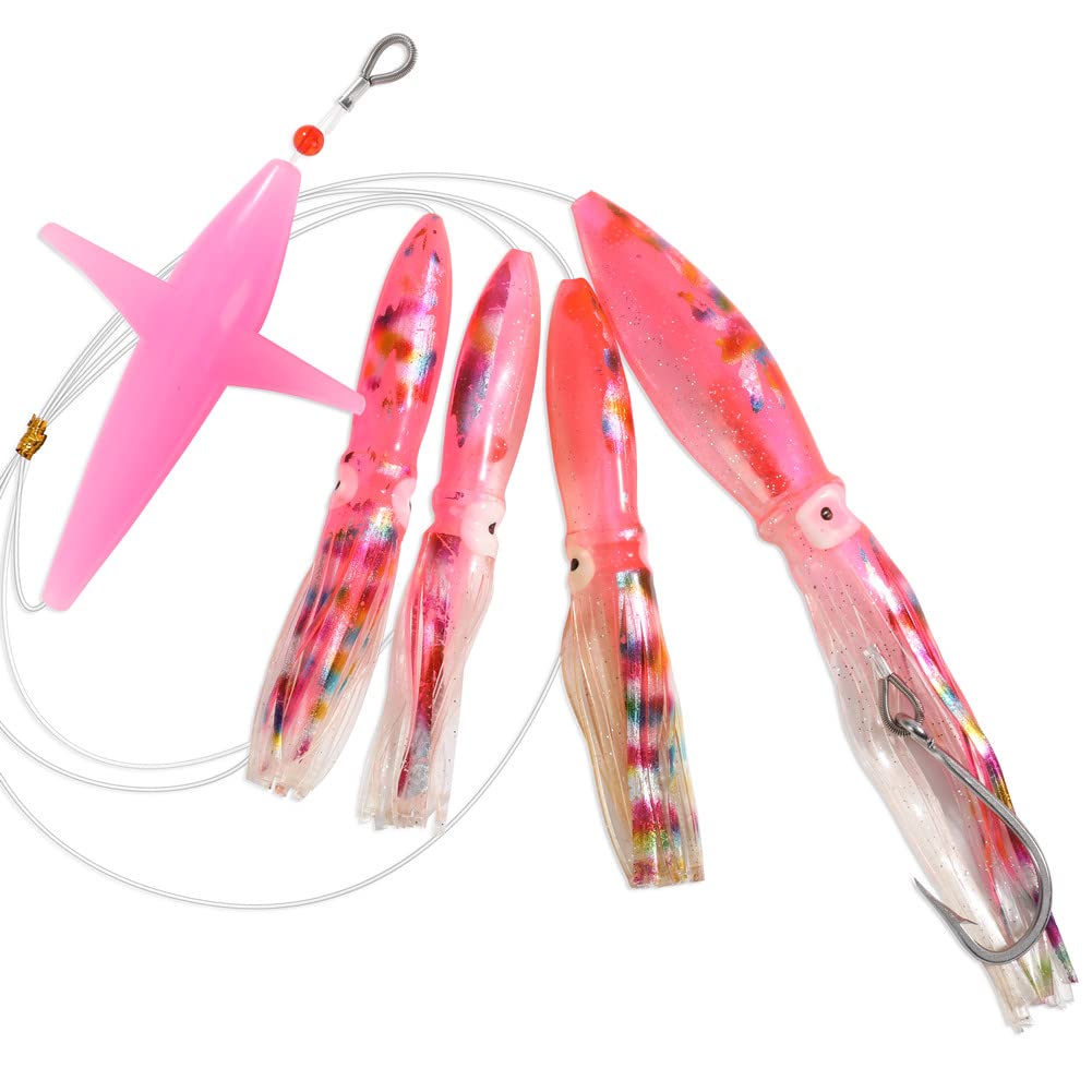 Ocean Cat saltwater teaser bird with lifelike motion attracts big game fish.