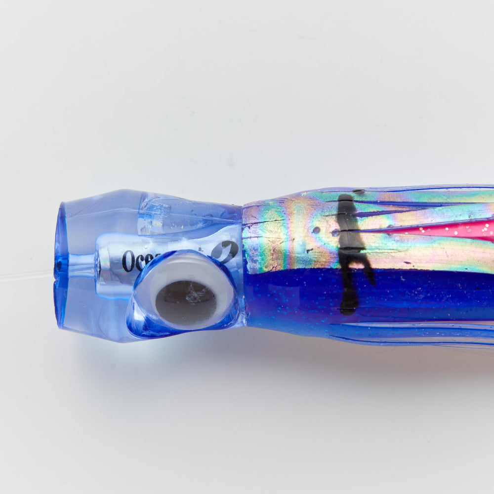 Ocean Cat rubber skirts on lures showing vivid color and movement