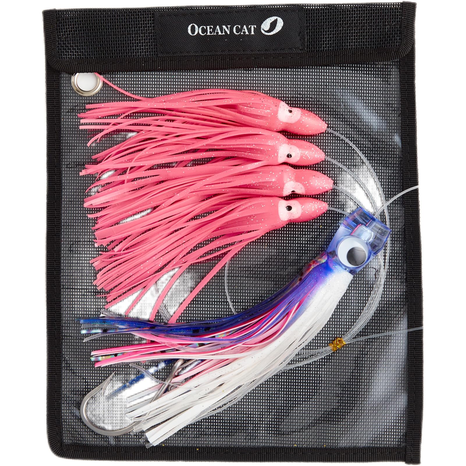 Ocean Cat saltwater trolling lures swimbait set of four 6-inch lures for offshore fishing