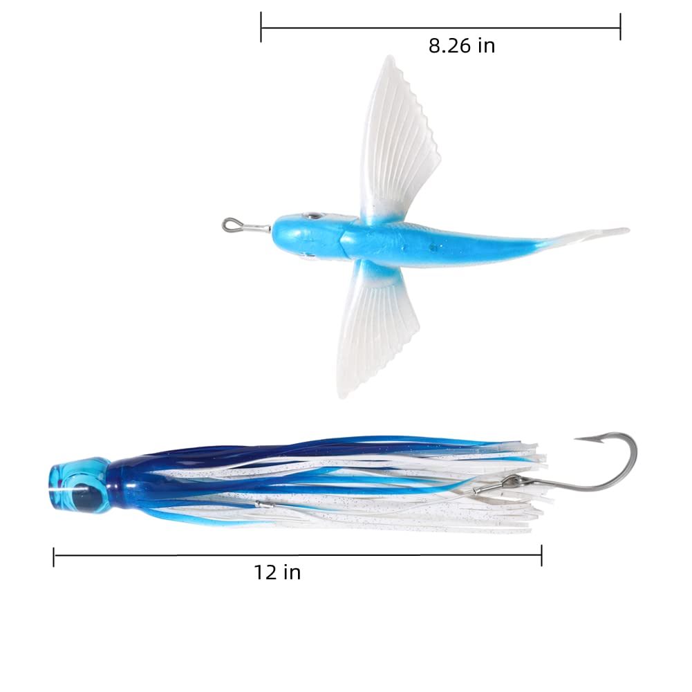 OCEAN CAT small flying fish 3.74in lure ideal for fast trolling