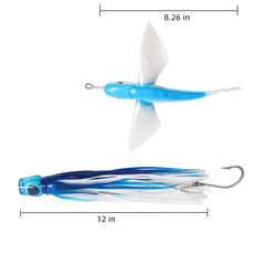 OCEAN CAT small flying fish 3.74in lure ideal for fast trolling