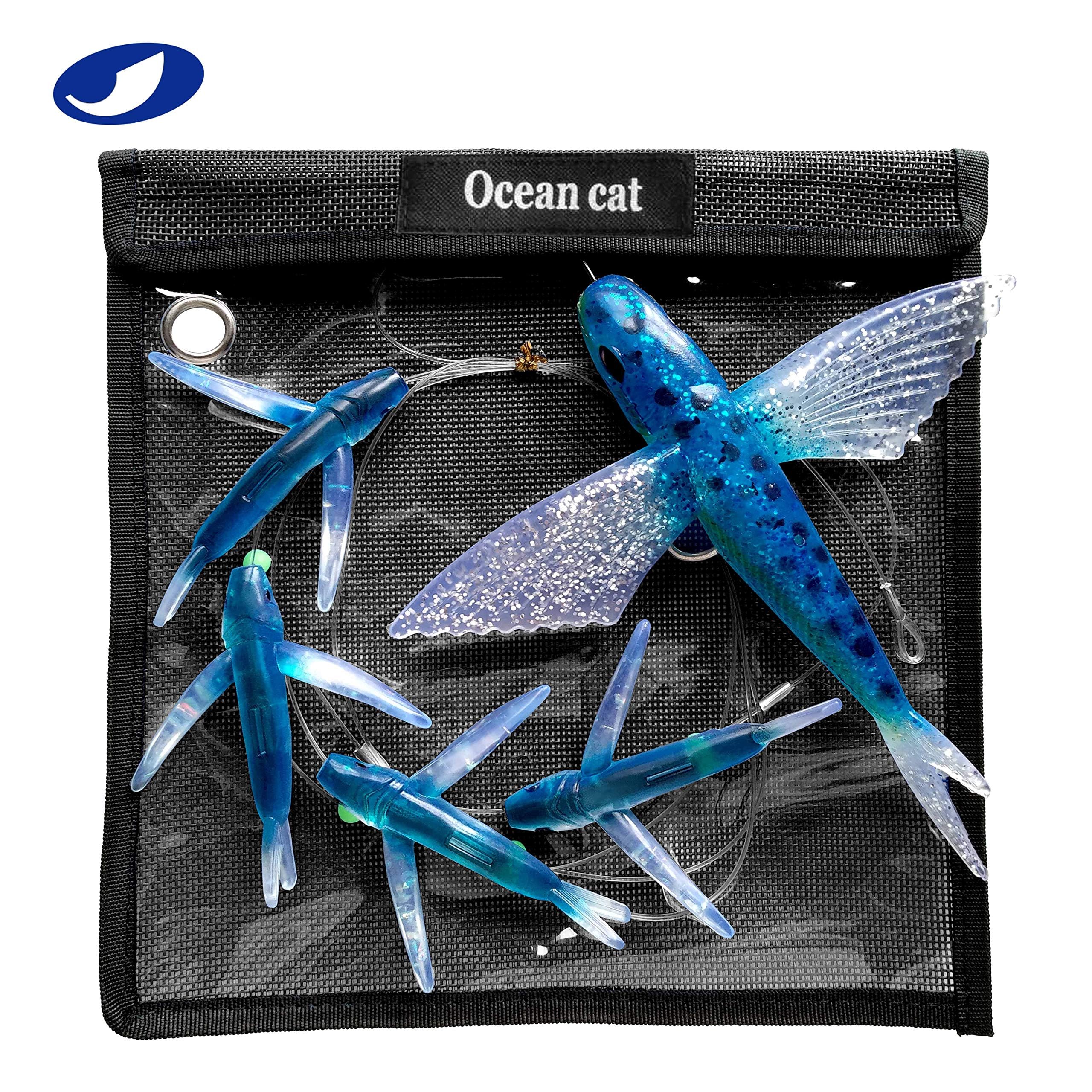 OCEAN CAT target species include marlin, tuna, mahi, dorado, and wahoo.
