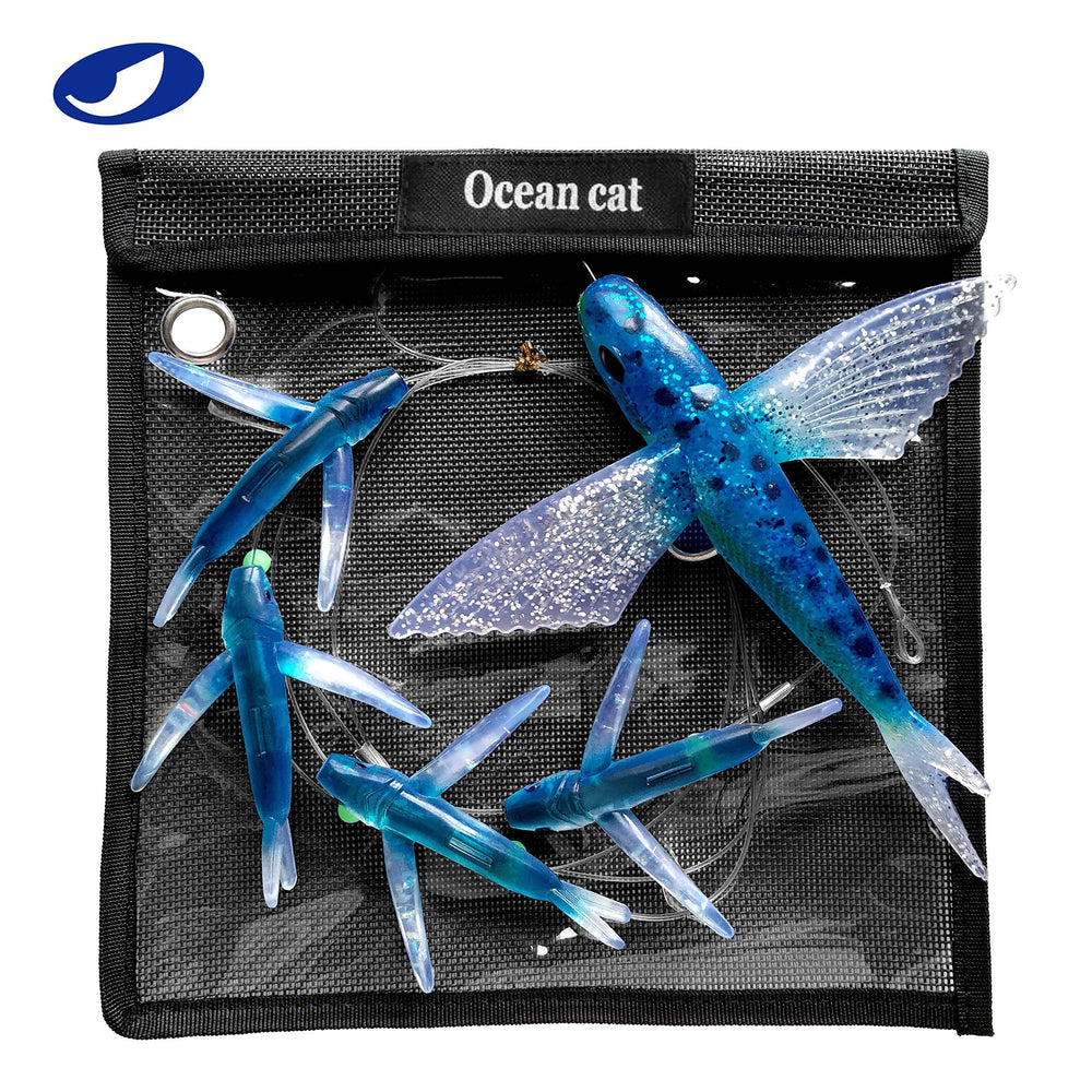 OCEAN CAT target species include marlin, tuna, mahi, dorado, and wahoo.