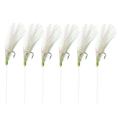 Ocean Cat white feather fishskin rig with lifelike lure for big catches in water.