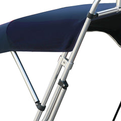 Oceansouth clamp-on fishing rack with rod holders keeps gear within easy reach.