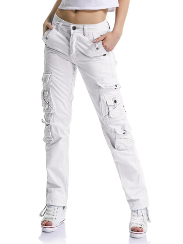 OCHENTA cargo pants in soft cotton offer all-day comfort for daily wear.