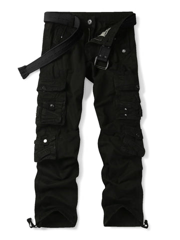 OCHENTA regular-fit work pants capture rugged utility and durability.
