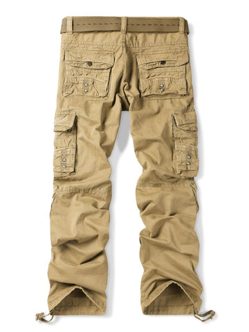 OCHENTA travel hiking pants in khaki ready for outdoor adventures.