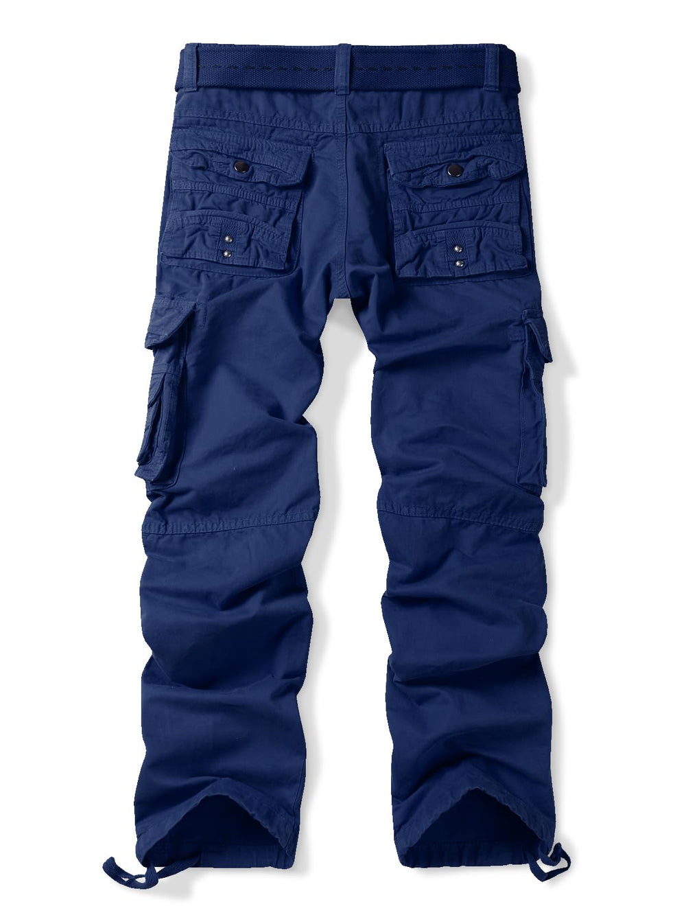 OCHENTA durable cotton cargo pants with ripstop-like fabric for strength