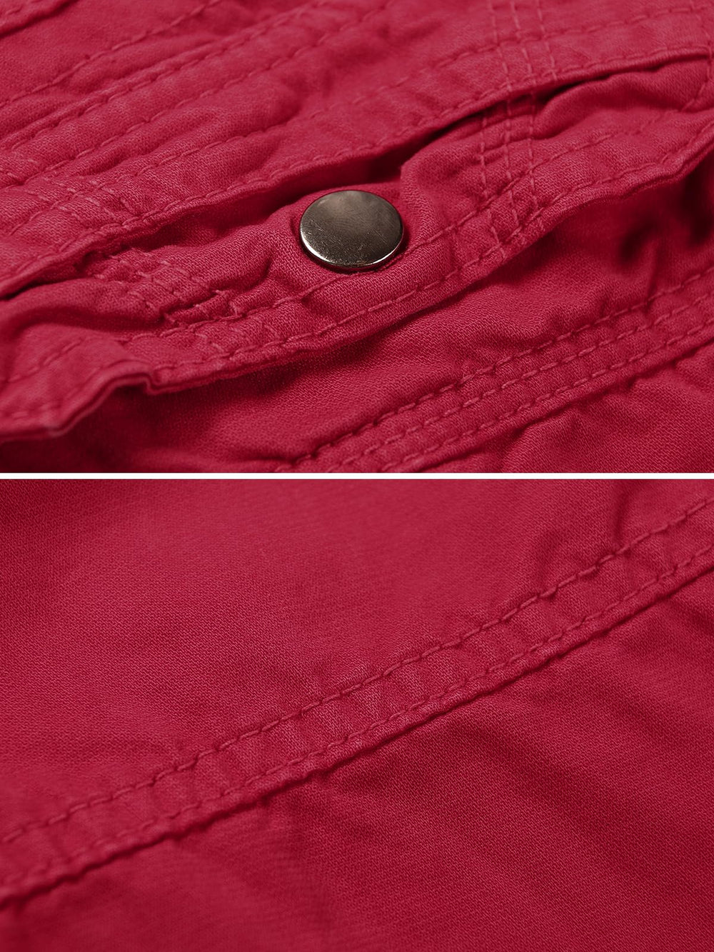 OCHENTA cargo pants with side flap pockets for quick-access items.