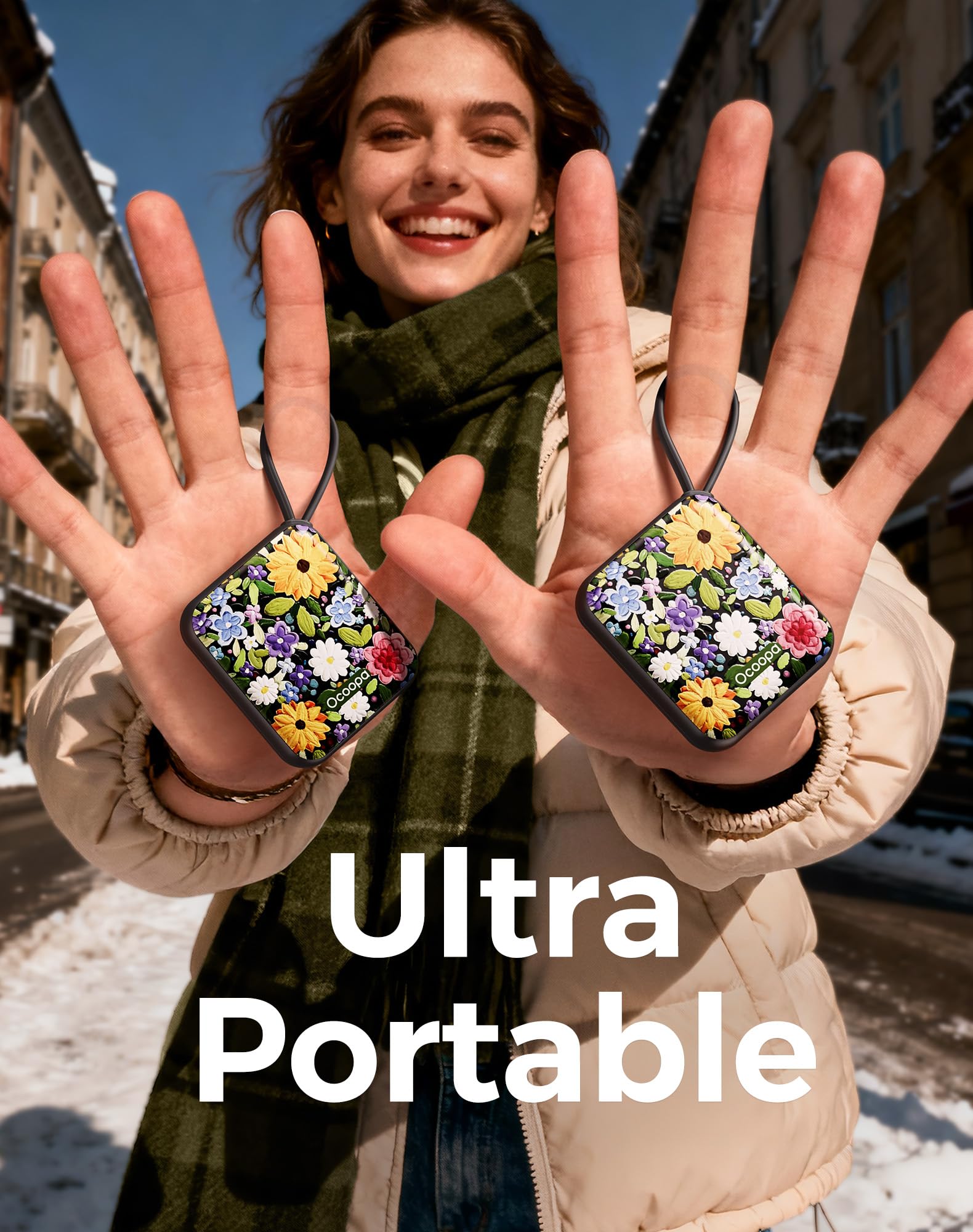 OCOOPA Artists in Bloom design emphasizes stylish warmth for gifting.