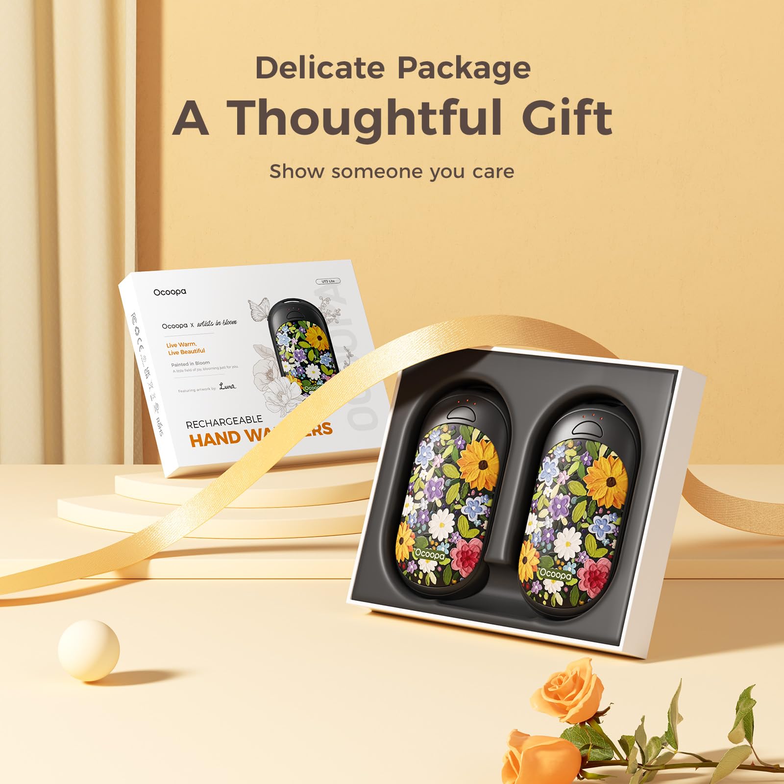 OCOOPA Artists in Bloom designer print gift set highlighting gifting appeal for stockings.