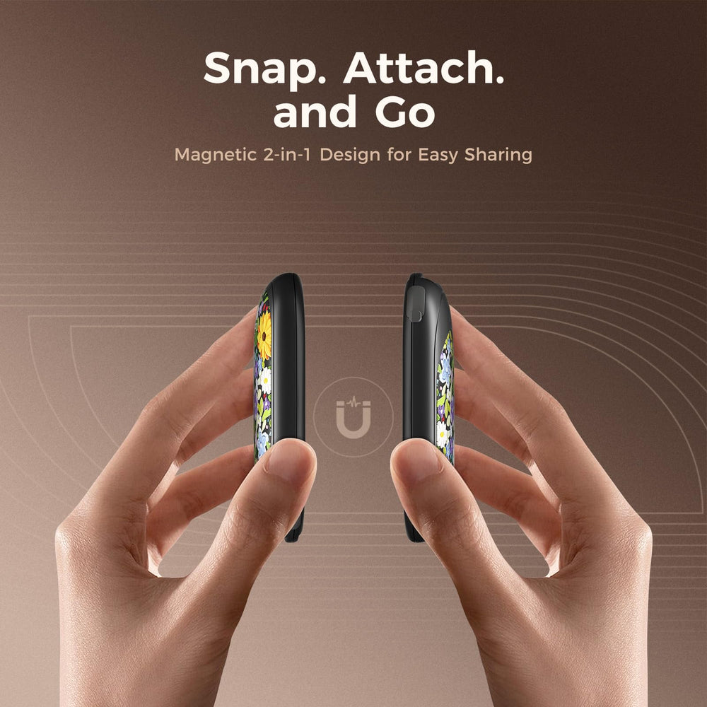 OCOOPA magnetic hand warmers UL-certified safety badge close-up for reliable protection.